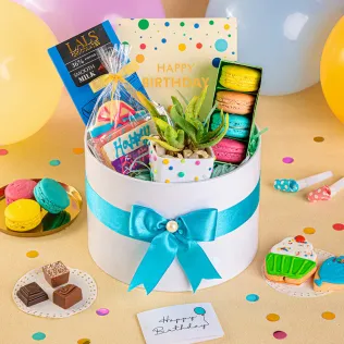 Deluxe Birthday Treat Box with Bon Bons