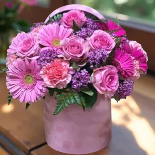 Blush Harmony Flower Box