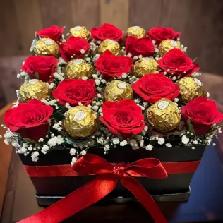 Ruby Love Flower Box